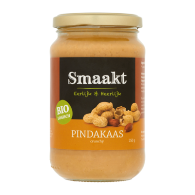 Smaakt Biologisch Pindakaas Crunchy